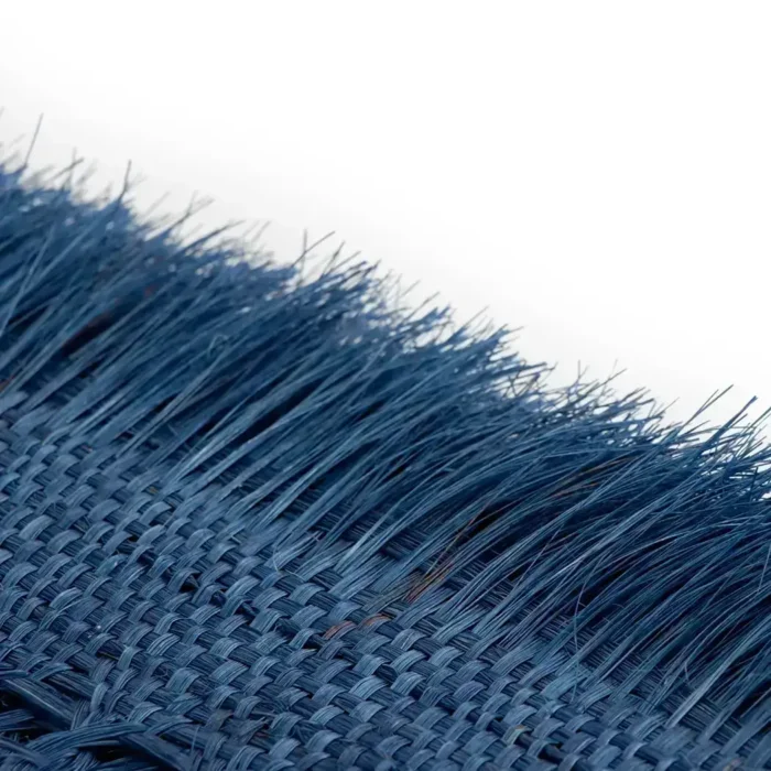 Set of 6 sisal tablecloths in blue color