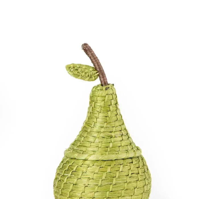 Sisal pear jewelry box