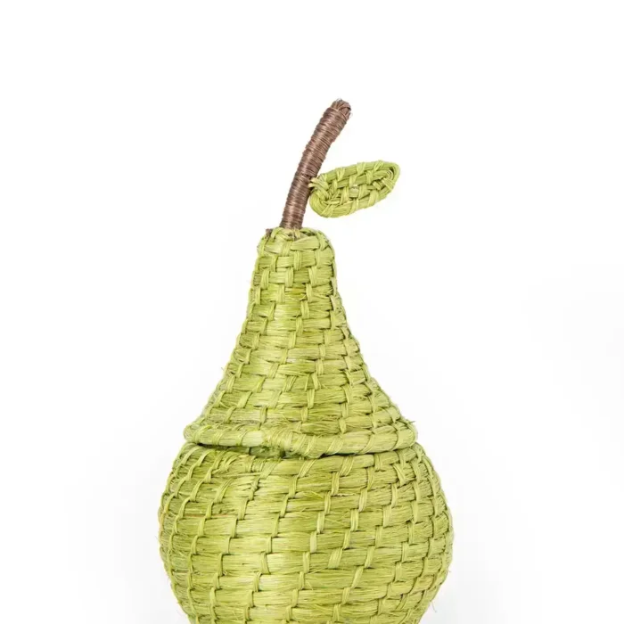 Sisal pear jewelry box