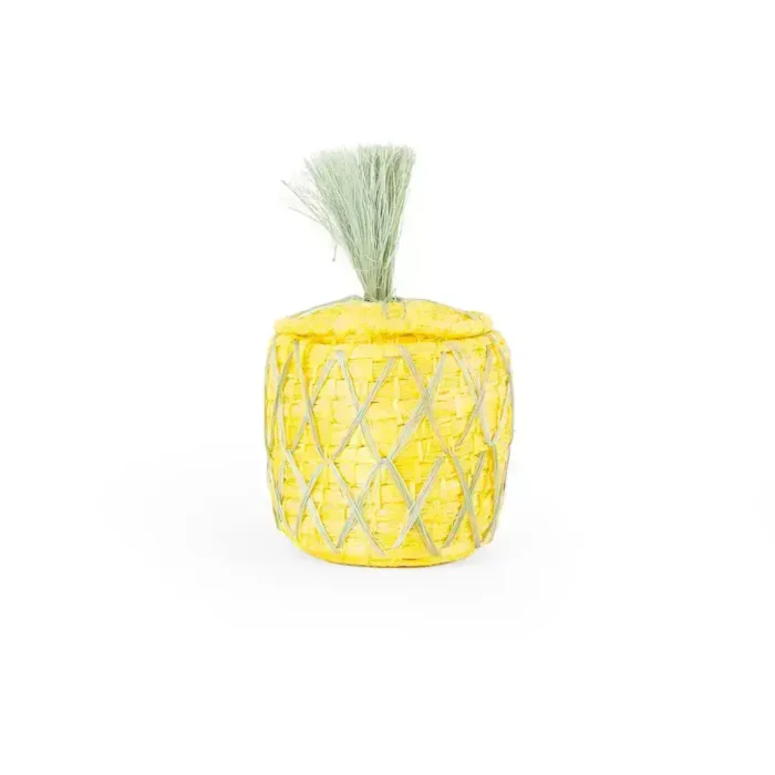 Sisal pineapple jewelry box