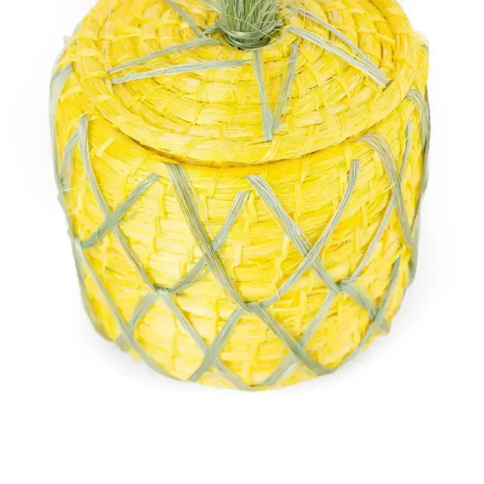 Sisal pineapple jewelry box