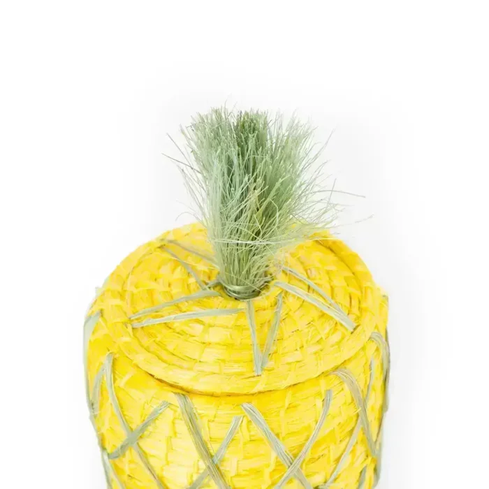 Sisal pineapple jewelry box