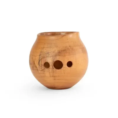 Cedar vessel with holes