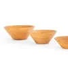 Set of 3 cedar bowls