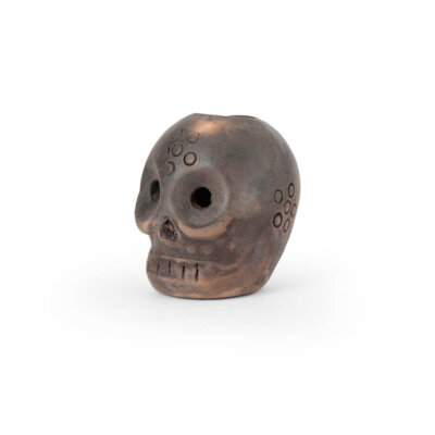 Skull candle holder
