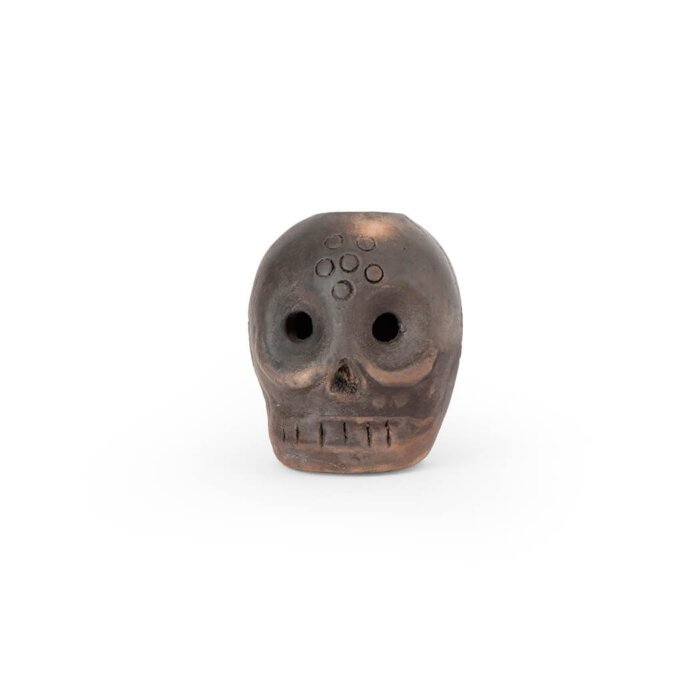 Skull candle holder
