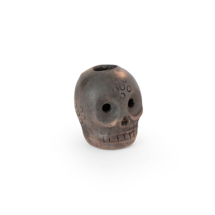 Skull candle holder