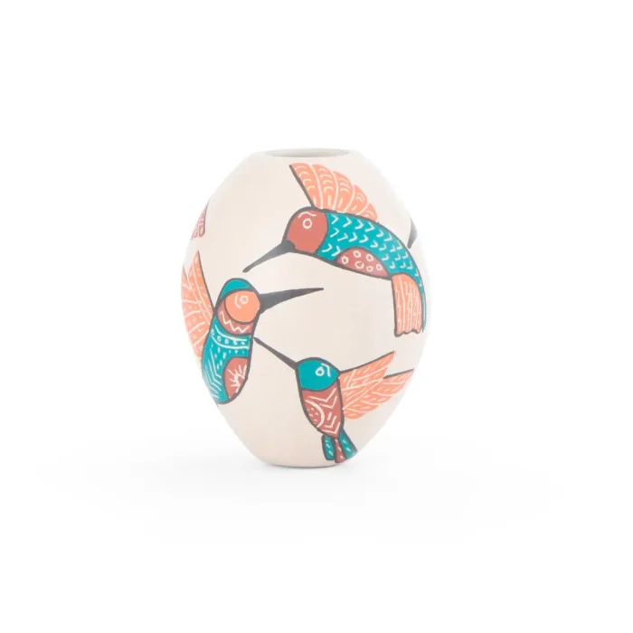 Ceramic egg with decoration