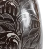 Large burnished earthenware vase