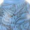 Large burnished earthenware vase