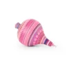 Large wooden spinning top with alebrije-like decoration
