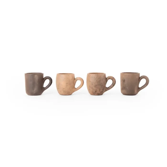 Taza para expreso de barro natural