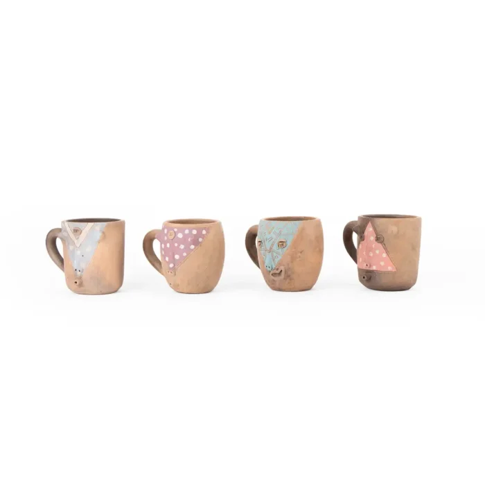 Taza para expreso de barro natural