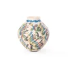 Olla mediana "Mariposas multicolor" de cerámica Mata Ortiz