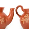 Red earthenware teapot with Filigree decoration