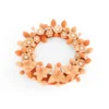 Christmas wreath of pastillage