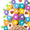 Árbol calavera de colores grande
