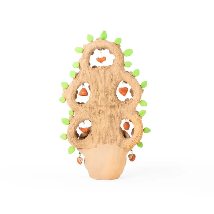 Árbol calavera de colores grande