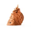 Large red clay skull
