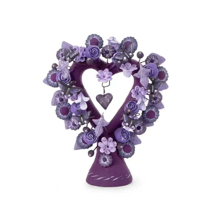 Corazón de Vida Morado