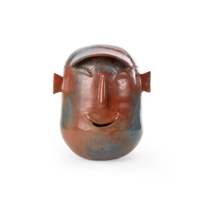 Escultura en cerámica de colección "Máscaras"