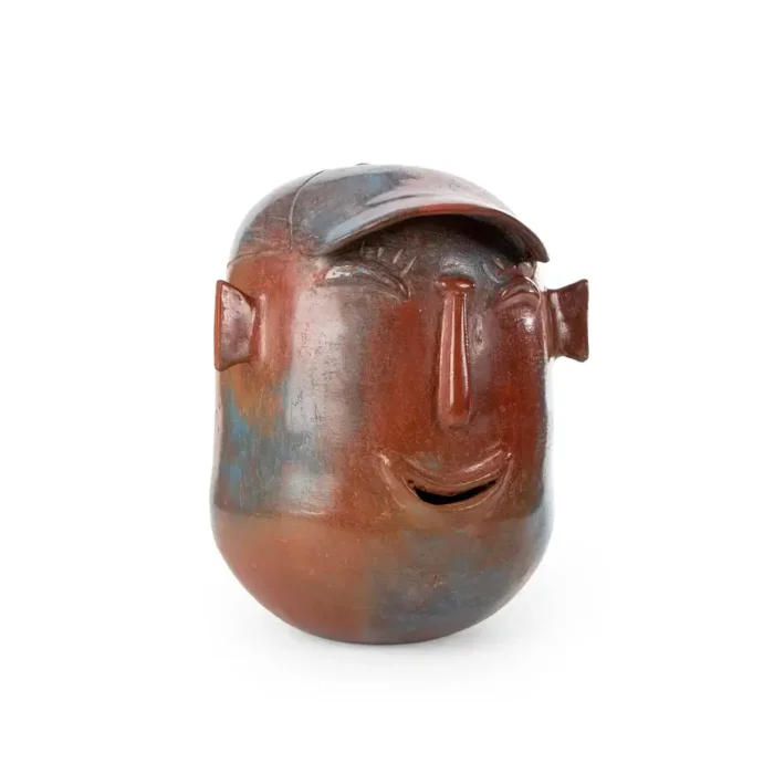 Escultura en cerámica de colección "Máscaras"